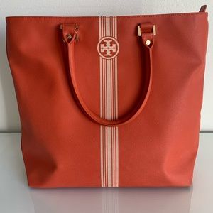 Tory Burch Leather Magazine Tote